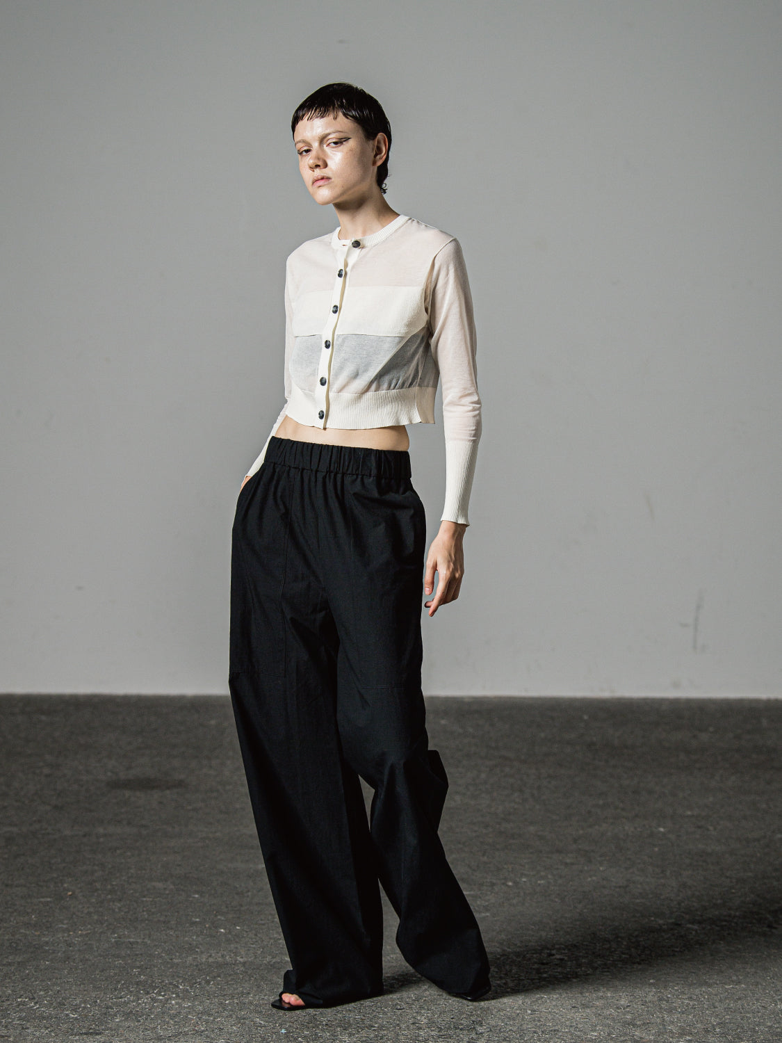 IH10-24SS-37304 Cotton easy wide pants
