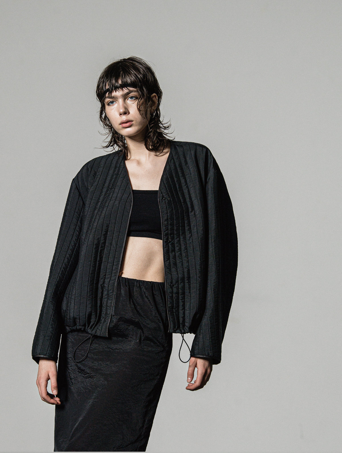 IHATOV ブルゾン Quilted Jacquard Blouson IH05-6A-91916 IH05-6A-91916 Quilted Jacquard Blouson – IHATOV
