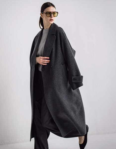 定価5万 Heve rever jacket coat リバーコート 白 38 IH04-7A-82908 Super 100's maxi length rever coat – IHATOV