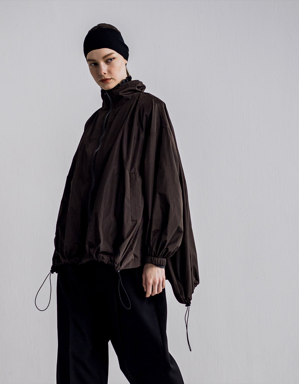 IH05-7A-37903 Liner quilt stand oversized blouson