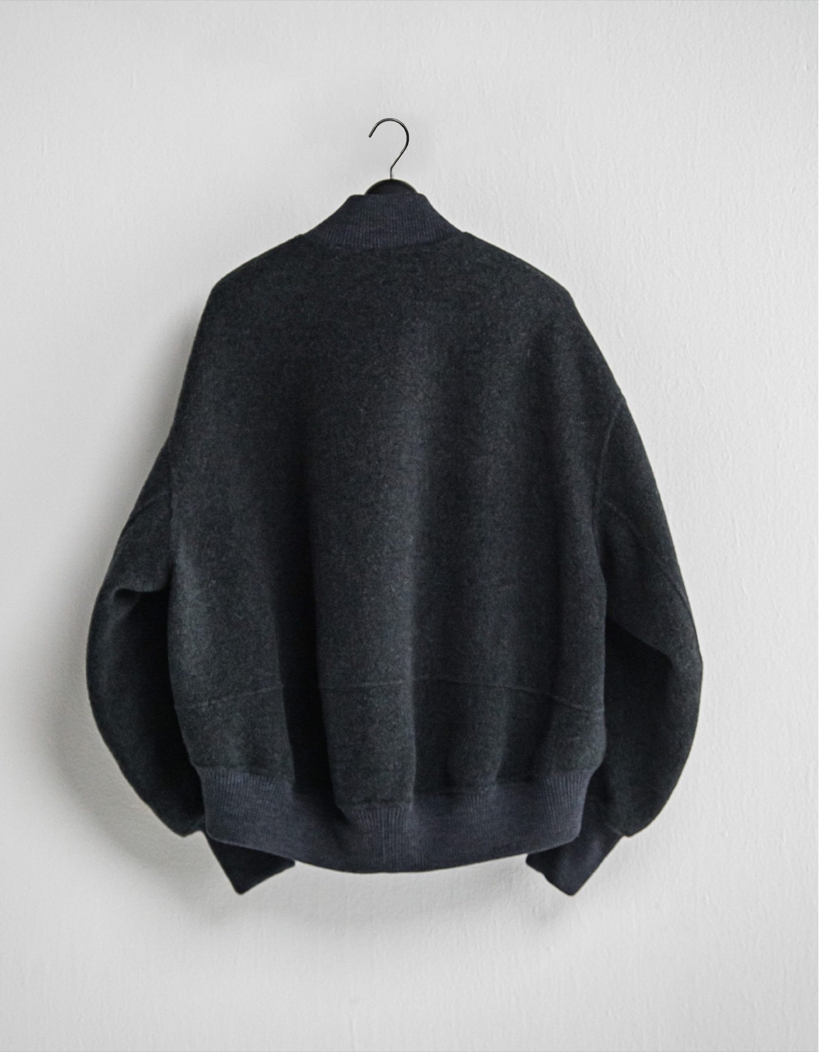 IH05-7A-55905 Super 100's River wool stadium blouson