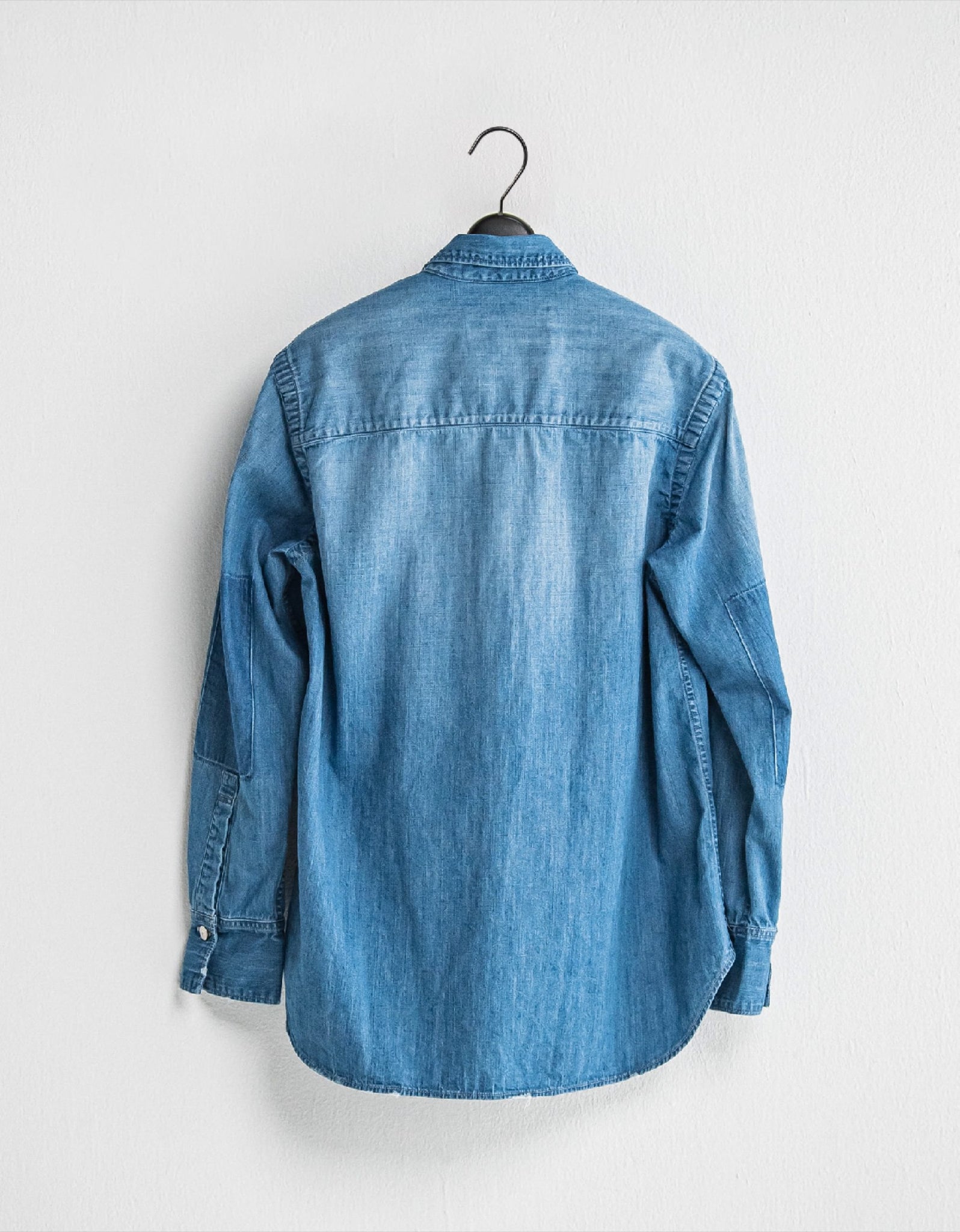 IH06-7A-74807 Elbow patch dungaree shirt