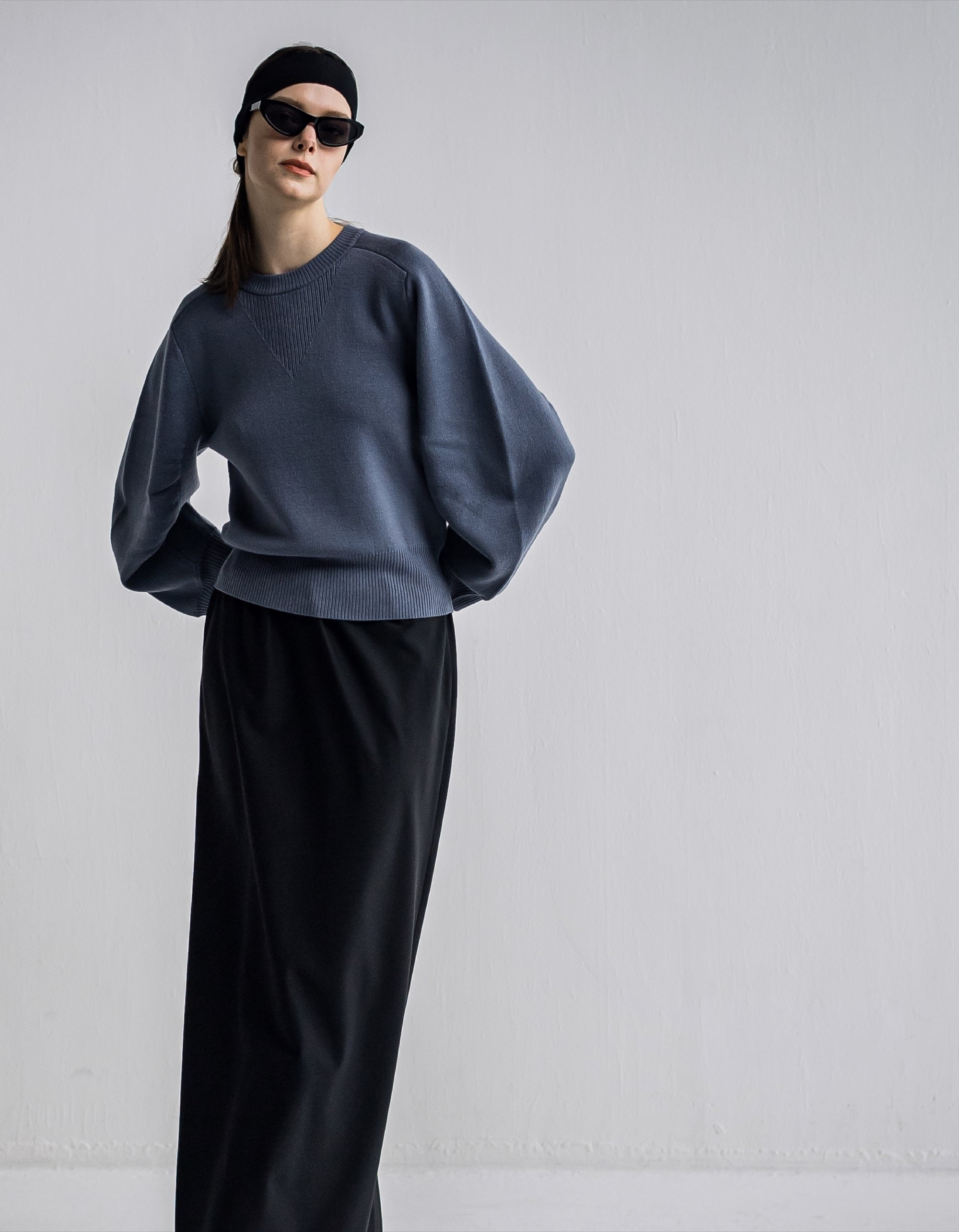 イートウツ　リネンニット　サイズM イギリス製 イートウツ リネンニット サイズM イギリス製 イートウツ リネンニット